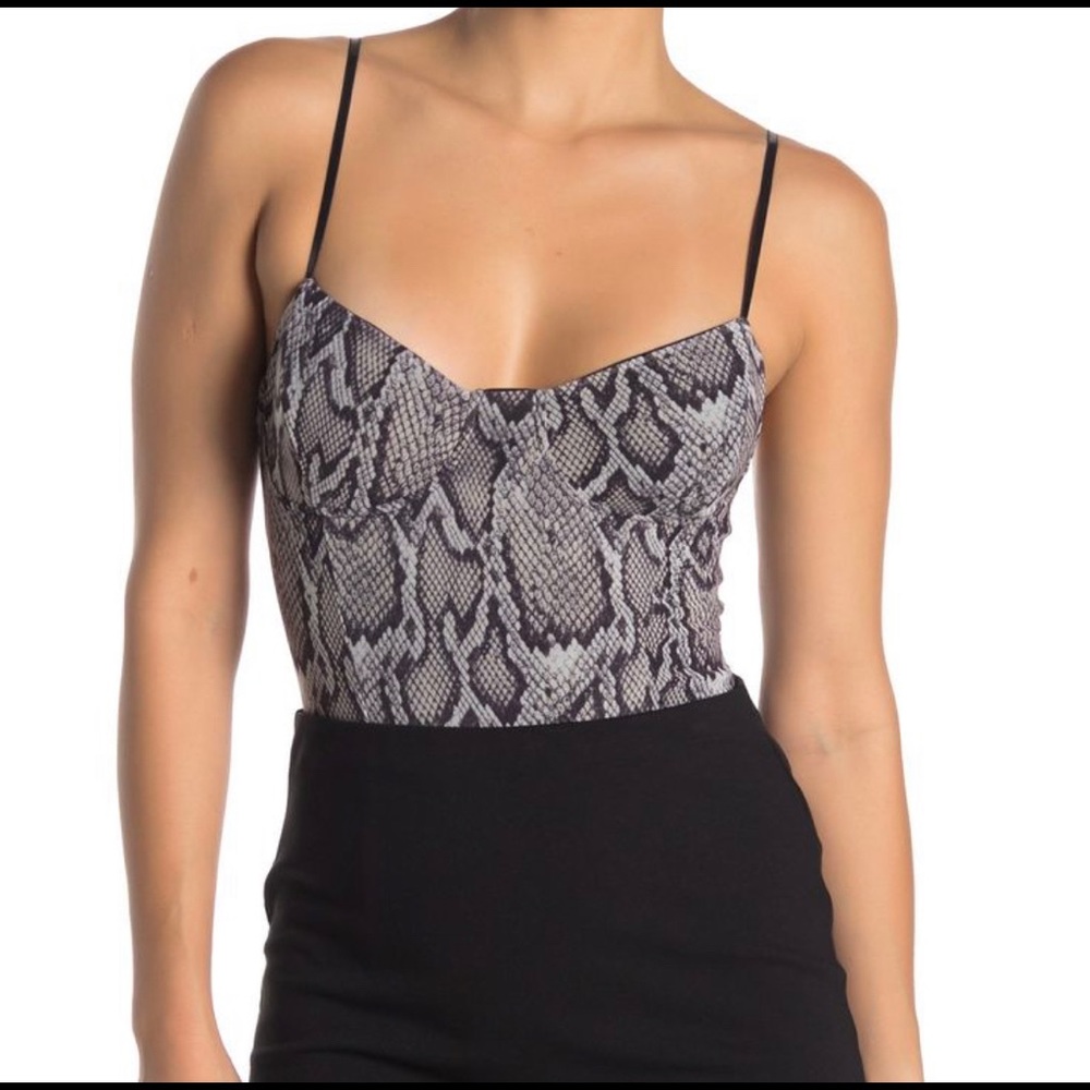 AFRM Cami Bodysuit Snake